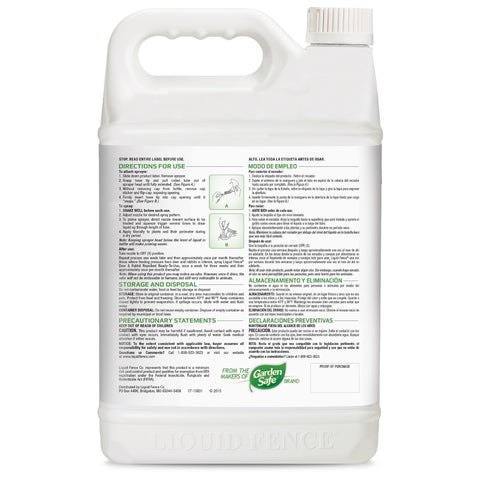 Liquid Fence Animal Repellent Liquid For Deer 128 oz, Pack of 4