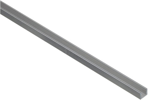National Hardware 4208BC Series N247-643 Channel, 1/4 in Opening, 72 in L, 1/16 in Thick, Aluminum, Mill