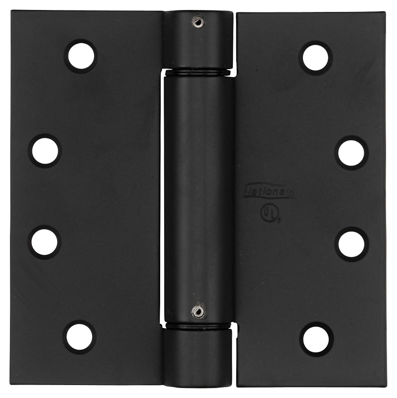 National Hardware N350-793 Spring Hinge, 4 in L x 4 in W Dimensions, S ...