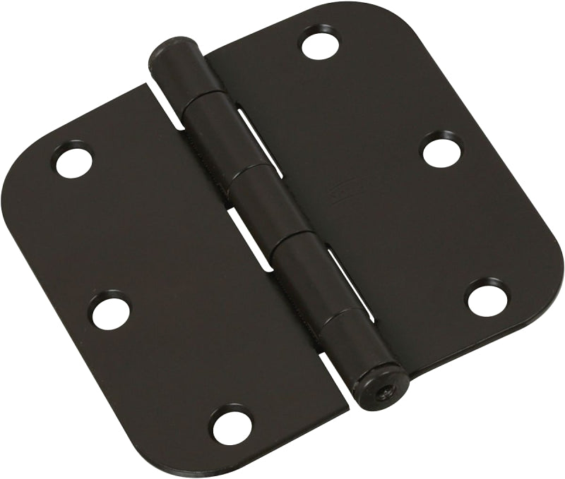 National Hardware N830-325 Door Hinge, 3-1/2 in H Door Leaf, 3-1/2 in ...