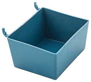 National Hardware N112-068 Parts Tray, 3-1/2 in L, 3 in W, 2 in H, Plastic, Blue