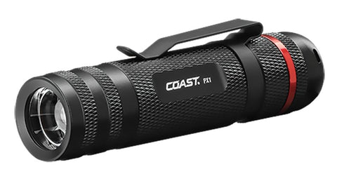 Coast Flashlight, LED Bulb, 315 Lumens, AAA Alkaline Battery, 4-1/2 in L x 1-2/5 in H