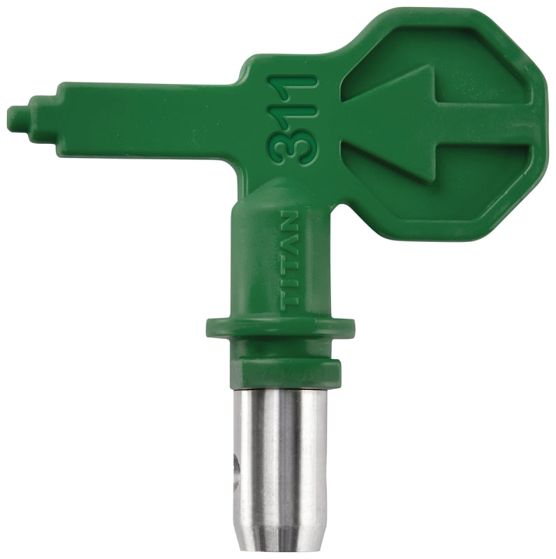 Titan 353-311 Paint Spray Tip, 6 to 8 in W Fan, Green, 0.011 in Tip, C ...