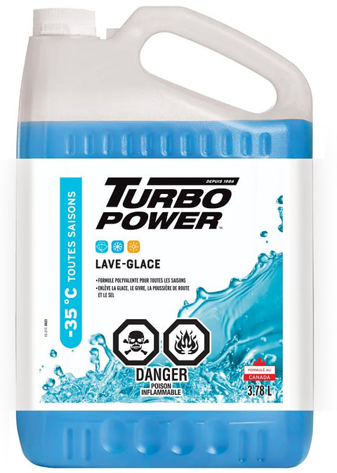 Turbo Power 15-215X52 Windshield Washer Fluid, 3.78 L, Pack of 4