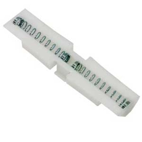 RENIN BF101P Slide Guide, Plastic, White, Powder-Coated, Screw Mounting