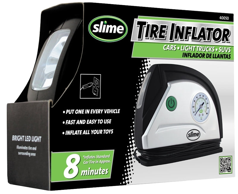 Slime 40032 Tire Inflator, 12 V, 0 to 100 psi Pressure – Shell Lumber ...