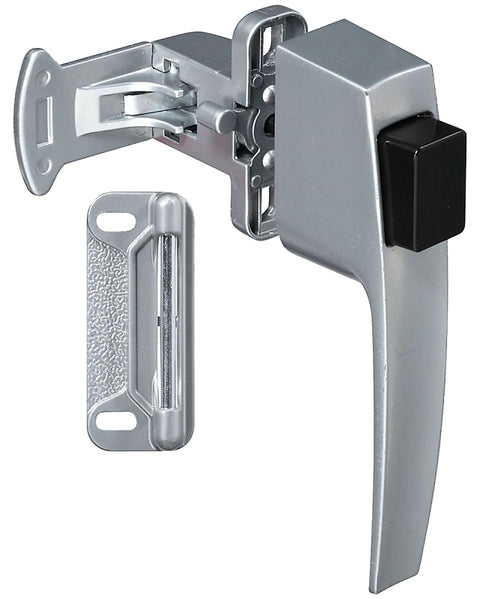 National Hardware V1326 Series N178-400 Pushbutton Latch, 1-3/4 in Hole Spacing, Zinc, 5/8 to 2 in Thick Door