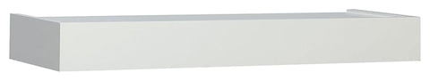Shelf-Made 0140-36WT Series Floating Shelf, White, 30 lb, 1-Shelf, 8-1/2 in L, 36 in W, Wood, Pack of 2