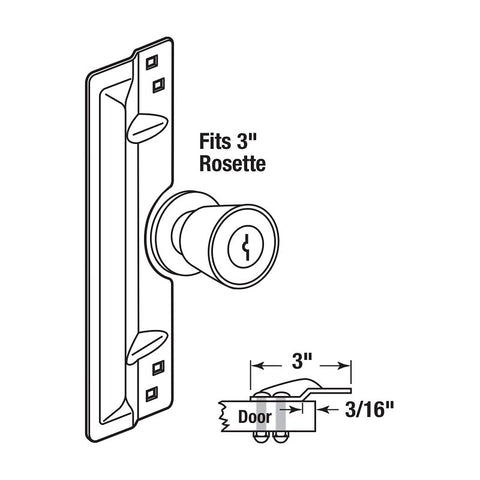 Defender Security U 9503 Latch Guard, Steel, 11 in H, 3 in W