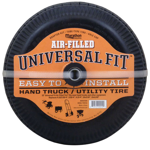Marathon Hand Truck Tire 10 in. Dia. 300 lb. Butyl Rubber