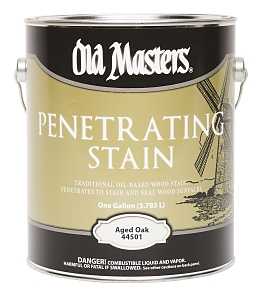Old Masters 44501 Penetrating Stain, Aged Oak, Liquid, 1 gal, Pack of 2