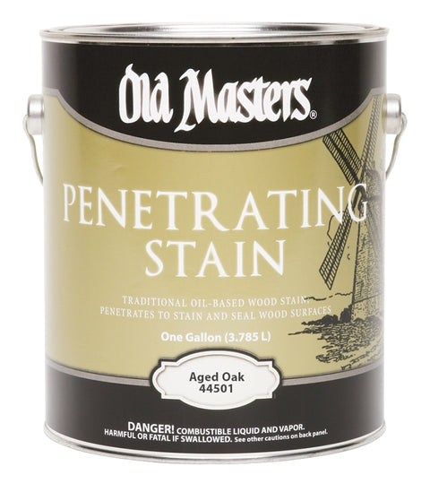 Old Masters 44501 Penetrating Stain, Aged Oak, Liquid, 1 gal, Pack of 2