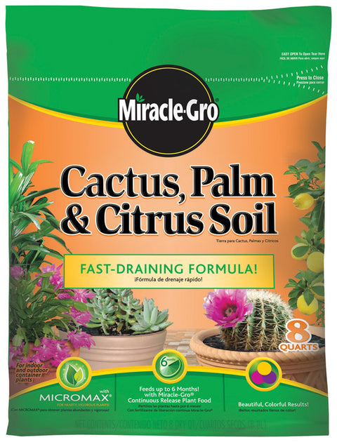 Miracle-Gro Cactus, Palm & Citrus Soil Potting Mix 8 qt.