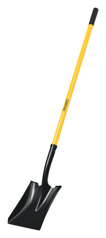 Home Plus 47 in. Fiberglass Long Handle 8 in. W Steel Square Point Shovel
