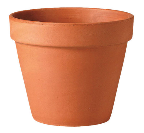Deroma Terracotta Clay Traditional Planter 11.8 in. H x 14 in. W