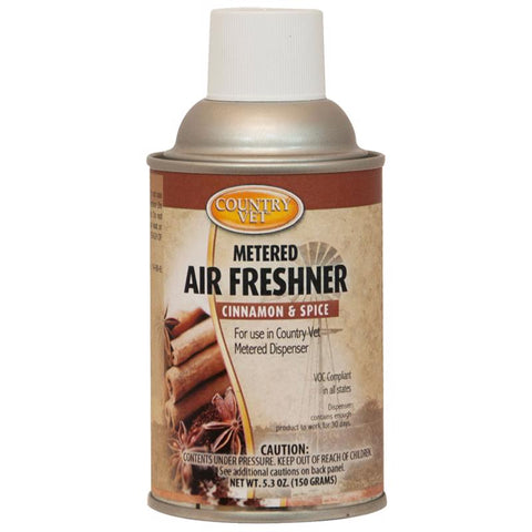 Country Vet 335301CVCAPT Air Freshener, 6.6 oz Can, Cinnamon, Spice, 30 -Day Freshness