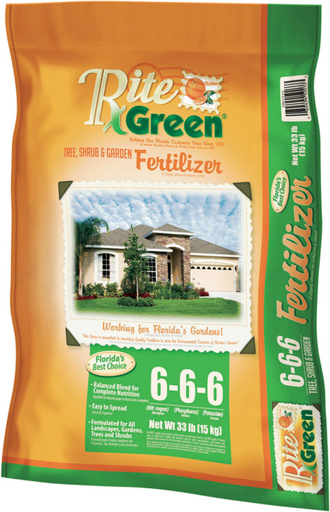 SunniLand Nitro Green Lawn Fertilizer All Seasons Dry 2500 sq. ft. Granules 6-6-6