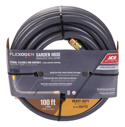 Ace 5/8 in. Dia. x 100 ft. L Garden Hose Kink Resistant