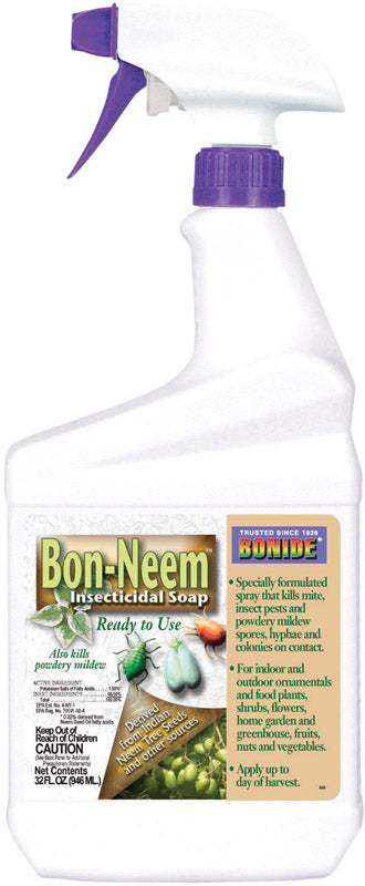 Bonide Bon-Neem II Organic Insect, Disease & Mite Control For Insects and Fungus 1 qt.