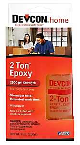 Devcon 2-Ton 33345 Epoxy, Amber, Liquid, 9 oz, Box