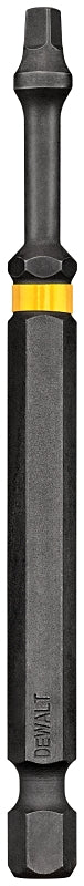 DEWALT FLEXTORQ, IMPACT READY DWA3SQ2IRB Screwdriver Bit, #2 Drive, Square Drive, 1/4 in Shank, Hex Shank, 3-1/2 in L, Pack of 50