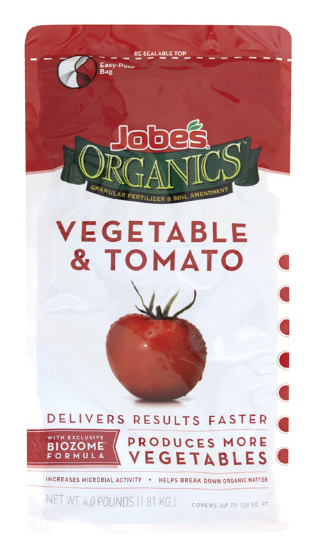 Jobe's Organics Fertilizer For Vegetable & Tomato Plants 4 lb.