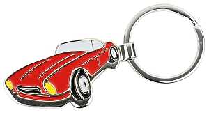Hy-Ko KH441 Key Chain, Split Ring, 1-1/8 in Ring, Pack of 5