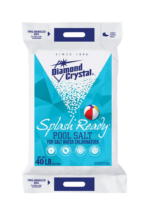 Diamond Crystal Splash Ready Pool Salt 40 lb.