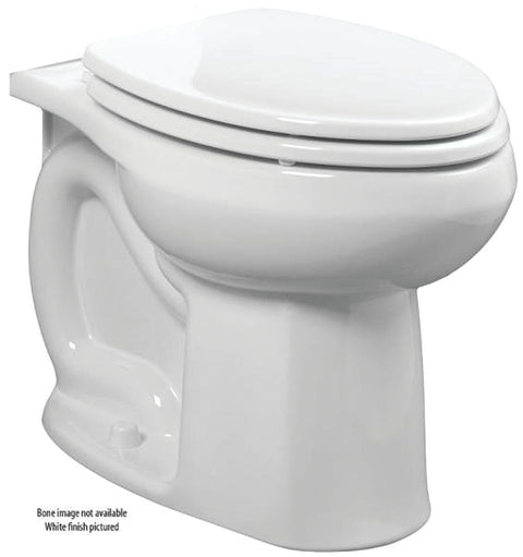 American Standard Colony 3251A.101.021 Flushometer Toilet Bowl, Elongated, 12 in Rough-In, Vitreous China, Bone