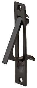 Schlage Ives Series 230B10B Sliding Door Edge Pull, 3/4 in W, 3-7/8 in H, Brass, Oil-Rubbed Bronze
