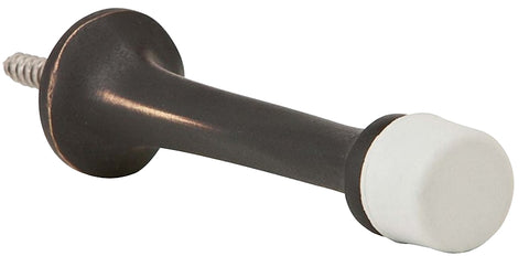 Schlage Ives Series 61MB10B Base Door Stop, 7/8 in Dia Base, 3-1/8 in Projection, Brass, Bronze