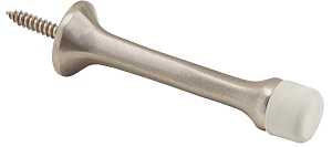 Schlage 61MB15 Door Stop, 7/8 in Dia Base, 3-1/8 in Projection, Brass