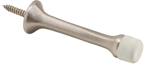 Schlage 61MB15 Door Stop, 7/8 in Dia Base, 3-1/8 in Projection, Brass