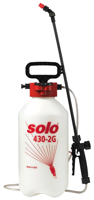 Solo 430-2G Handheld Sprayer, 2 gal Tank, HDPE Tank, 4 ft L Hose ...