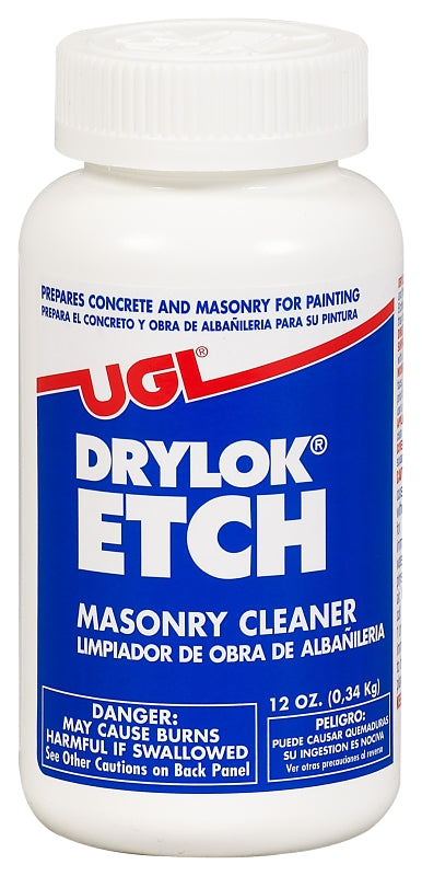 Drylok 01908 Masonry Cleaner, 12 oz, Bottle, Crystal, White