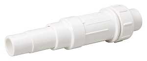 B & K 160-505HC Repair Pipe Coupling, 1 in, PVC, White, SCH 40 Schedule, 160 psi Pressure