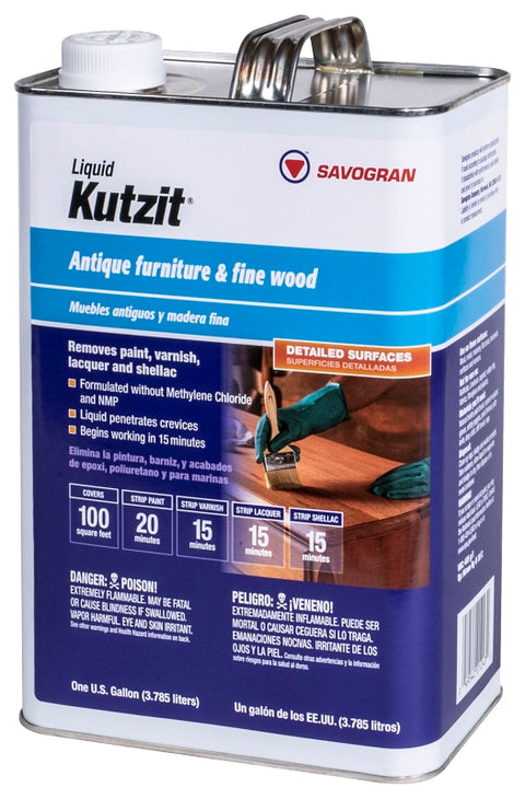 Savogran 01243 Paint/Varnish Remover, Blue, 1 gal, Aromatic