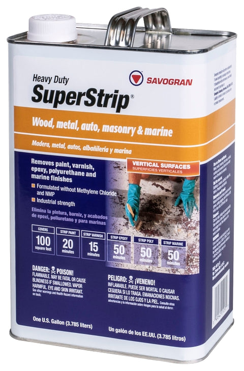 Savogran 01253 Paint/Varnish Remover, Blue, Liquid, Aromatic