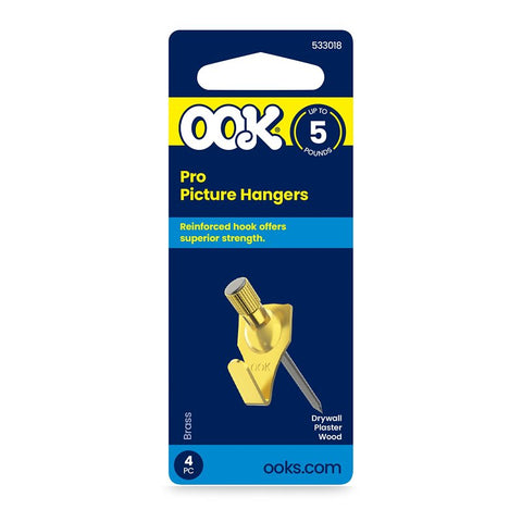 OOK 50021 Picture Hanger, 5 lb, Steel