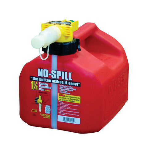 No Spill Plastic Gas Can 1.25 gal.