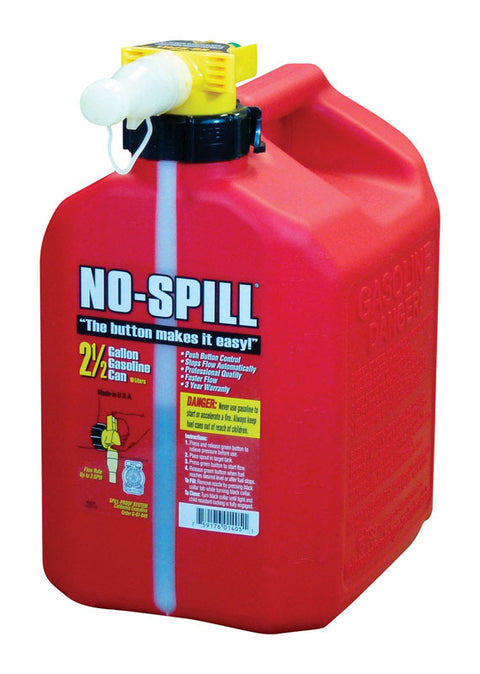 No Spill Plastic Gas Can 2.5 gal.