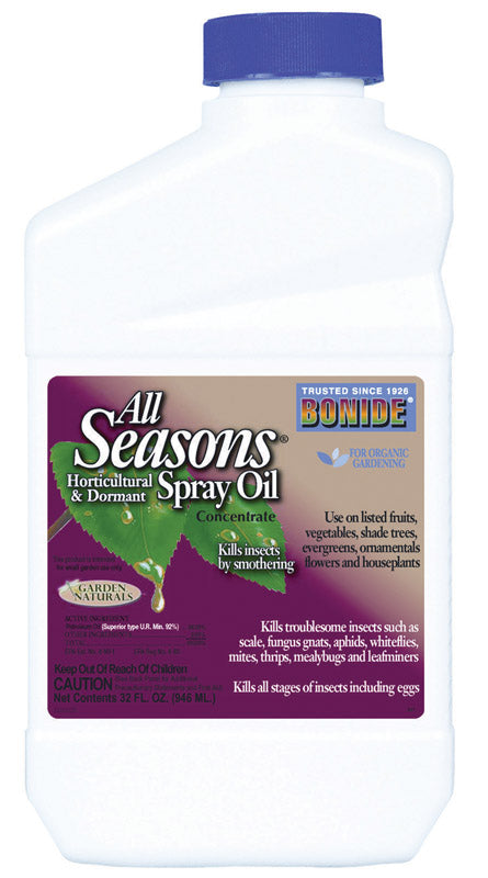 Bonide All Seasons Horticultural Spray Oil Organic Insect Killer For Insects and Fungus, Aphids 3