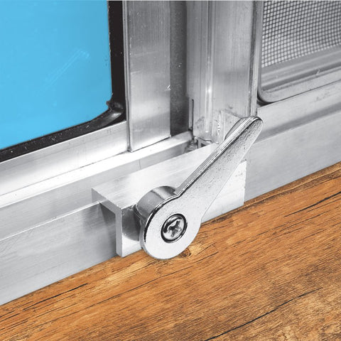 Prime-Line U 9824 Cam Action Lock, 1-3/4 in L x 11/32 in W Backplate, Aluminum