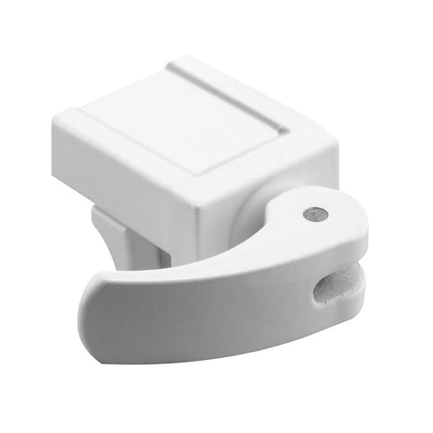 Prime-Line U 9809 Sliding Window Lock, 1-3/16 in L x 1 in W Backplate, Zinc, Painted, Pack of 2