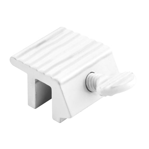 Prime-Line U 9802 Sliding Window Lock, 15/16 in L x 1/2 in W Backplate, Aluminum, Painted