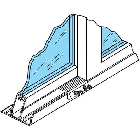 Prime-Line U 9805 Sliding Window Lock, 5/8 in L Handle, Zinc, Aluminum