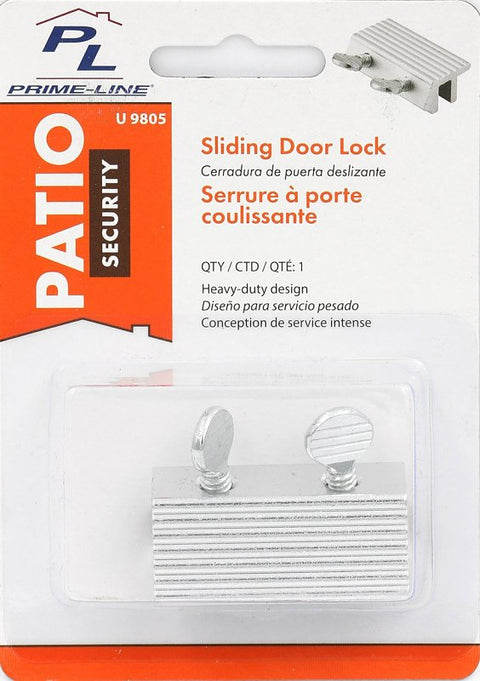 Prime-Line U 9805 Sliding Window Lock, 5/8 in L Handle, Zinc, Aluminum