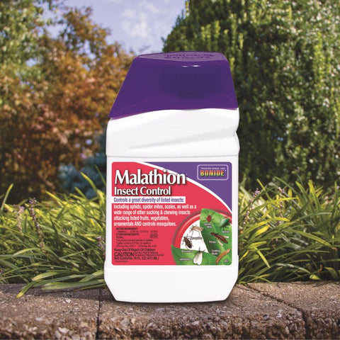 Bonide Malathion 992 Insect Control, Liquid, Spray Application, 1 pt Bottle