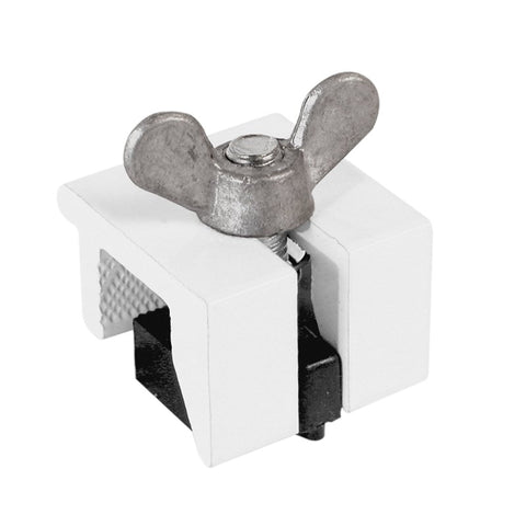 Prime-Line U 9821 Sliding Window Lock, 7/8 in L x 7/8 in W Backplate, Aluminum, Painted