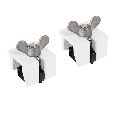 Prime-Line U 9821 Sliding Window Lock, 7/8 in L x 7/8 in W Backplate, Aluminum, Painted